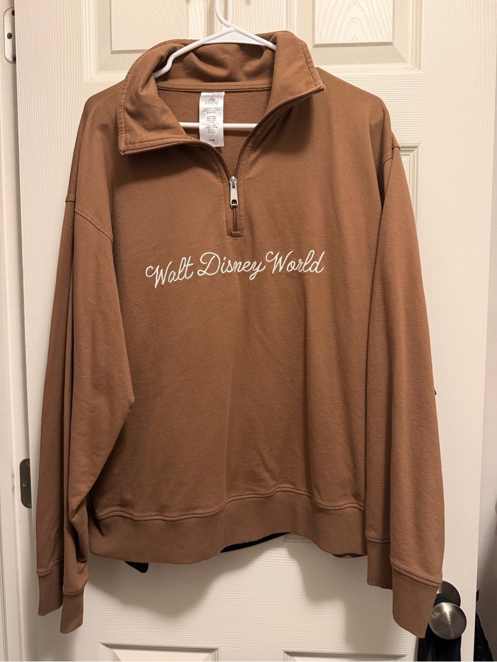 Walt Disney World Beige Half Zip